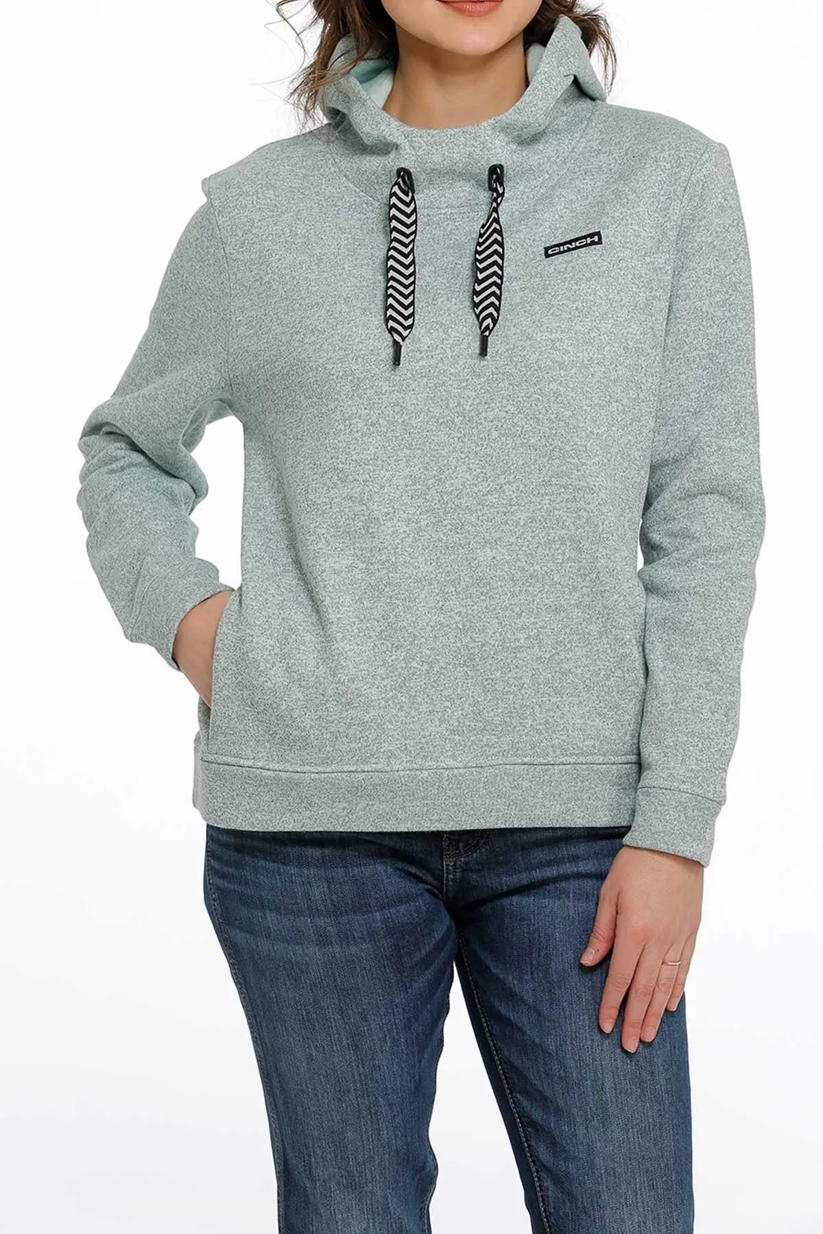 CLMAK7898002 Womens Cinch Hoodie