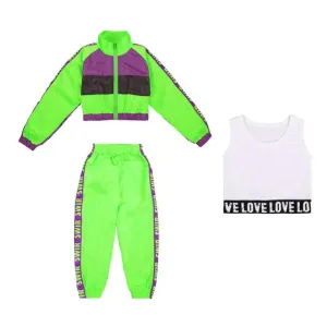 Conjunto Hip Hop Neon - 4 a 16 anos