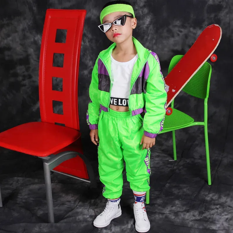 Conjunto Hip Hop Neon - 4 a 16 anos