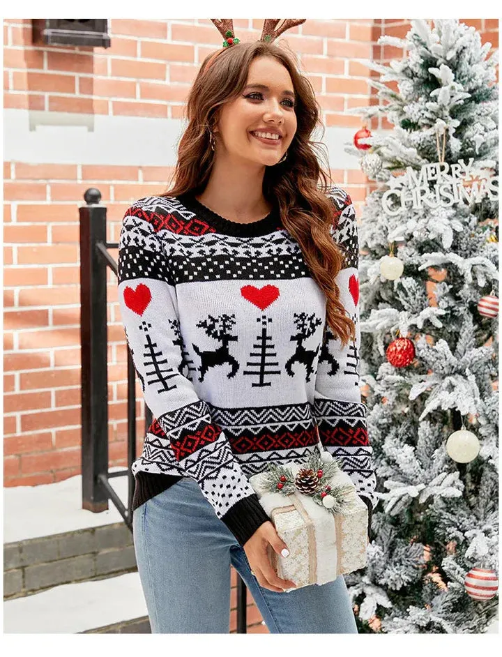 Cosy festive women's jumper: Joyful style
