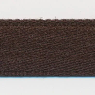 Cotton Double-Face Satin Tape #142 Coffee Brown