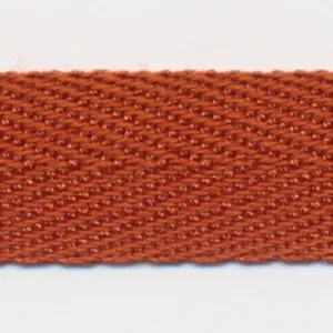 Cotton Herringbone Tape #21 Pumpkin