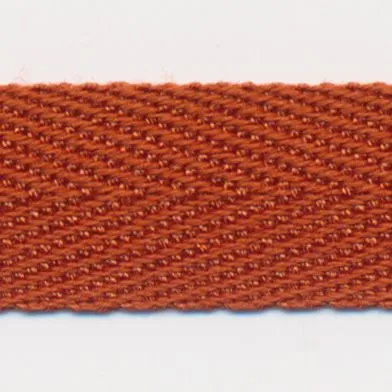 Cotton Herringbone Tape #21 Pumpkin