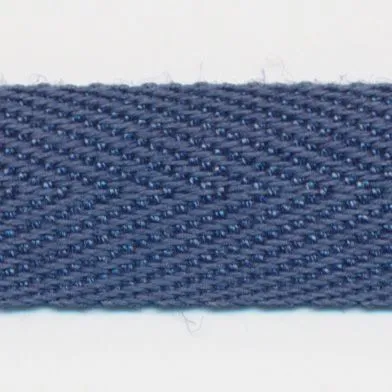 Cotton Herringbone Tape #23 Blue Gray