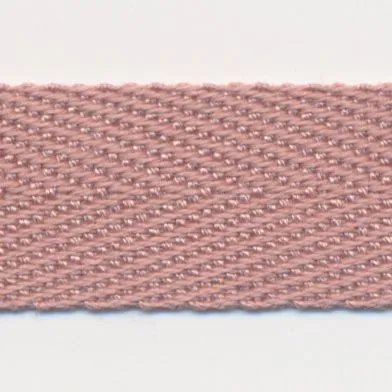 Cotton Herringbone Tape #57 Rose Tendre