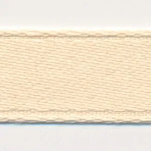 Cotton Single-Face Satin Ribbon #04 Light Beige
