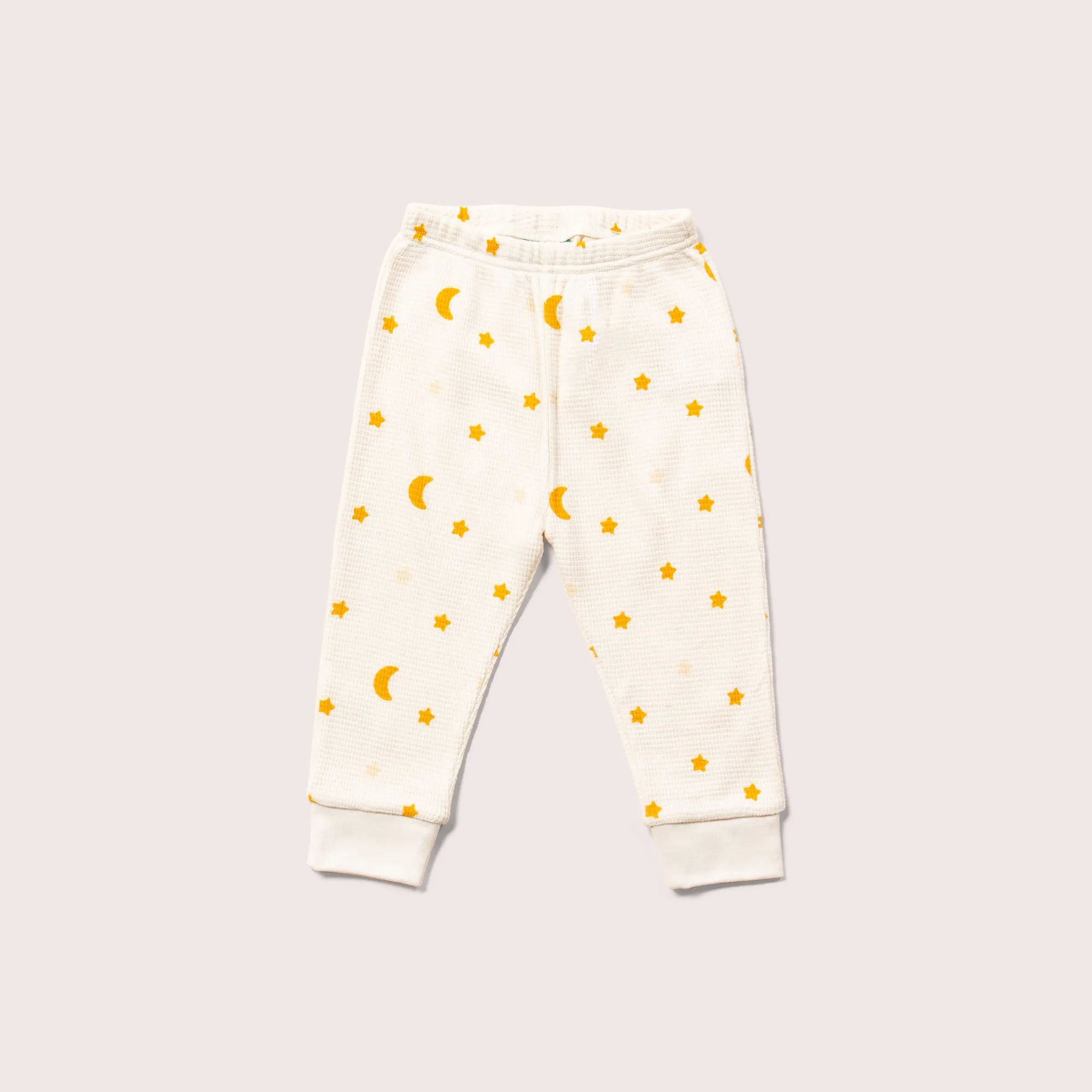 Cream Waffle Stars Organic Pyjamas