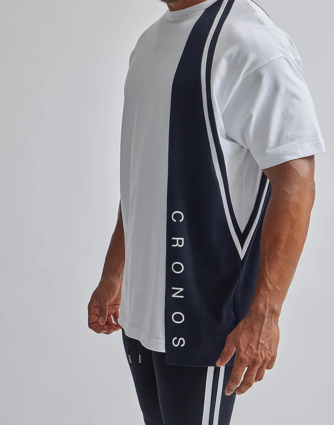 CRONOS ASYMMETRY OVERSIZE T-SHIRTS【GREEN】