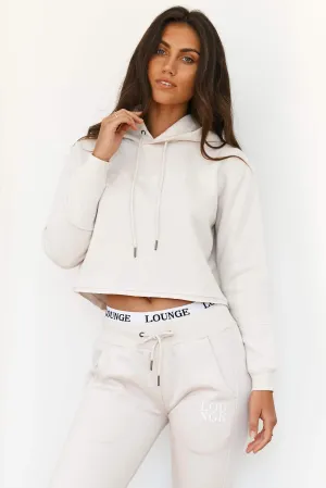 Cropped Hoodie - Cream
