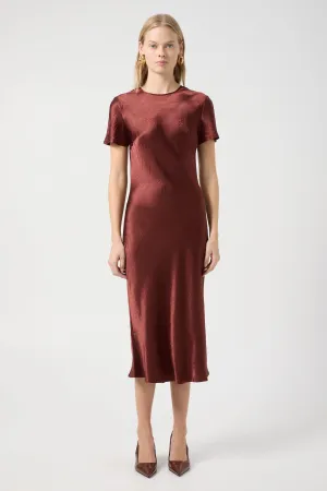 CRUSH BIAS TEE MIDI DRESS | SHIRAZ
