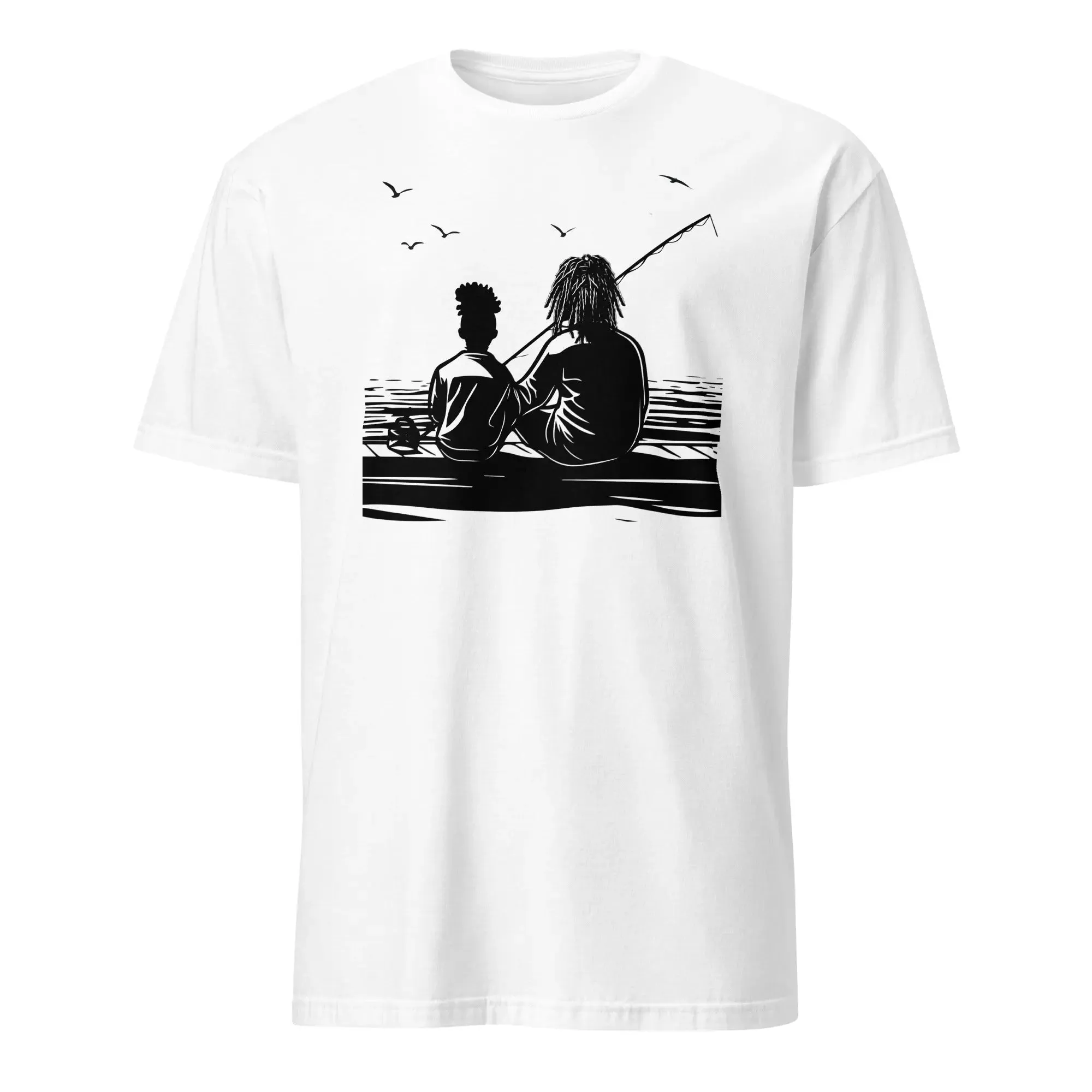 Dad and Daughter Casting Lines T-Shirt