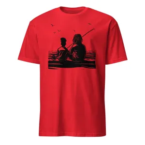 Dad and Daughter Casting Lines T-Shirt