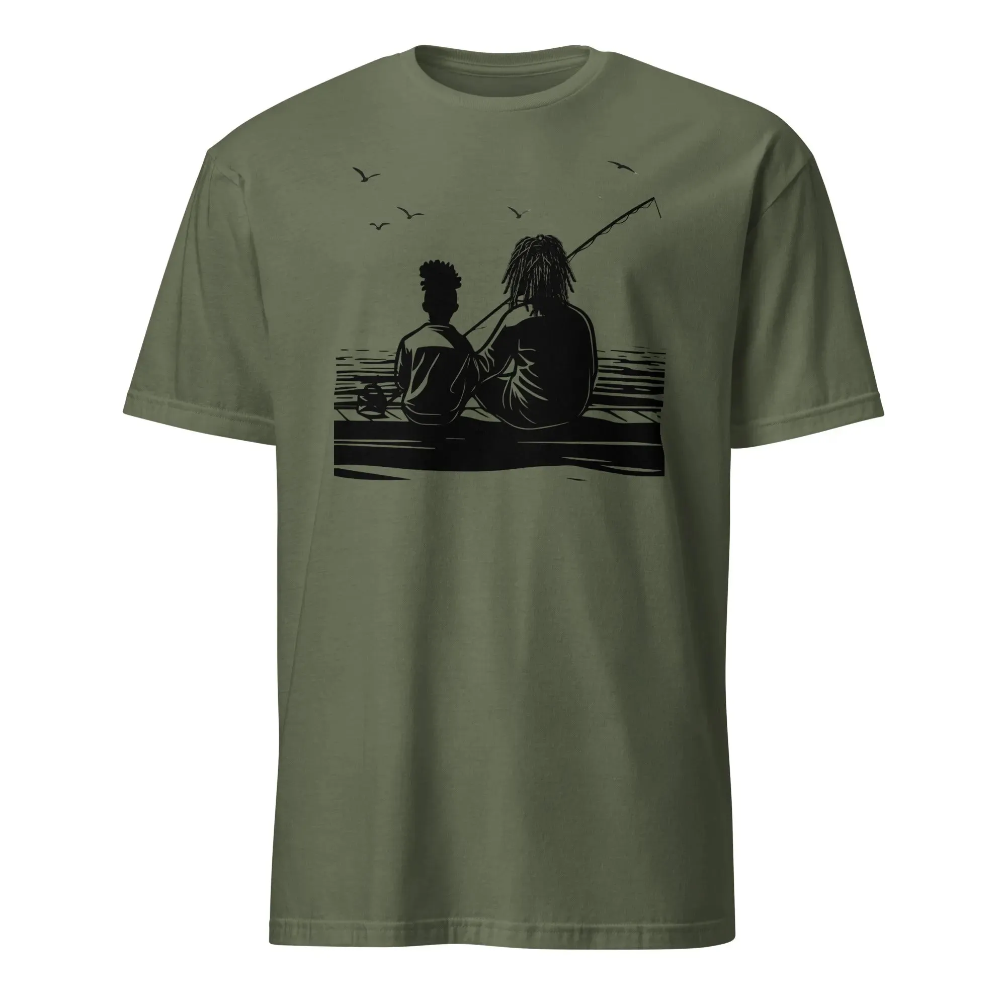 Dad and Daughter Casting Lines T-Shirt