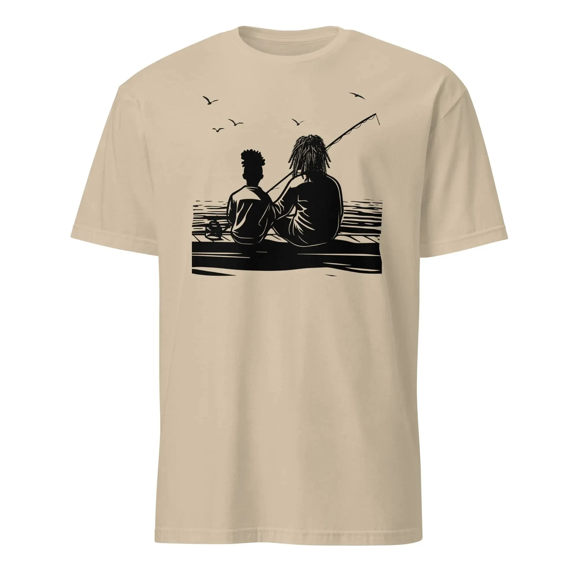 Dad and Daughter Casting Lines T-Shirt