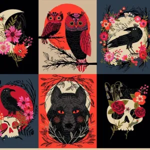 Dashwood Studio - Forest Whispers - Halloween Panel