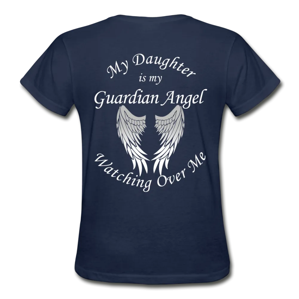 Daughter Guardian Angel Gildan Ultra Cotton Ladies T-Shirt (CK1366)