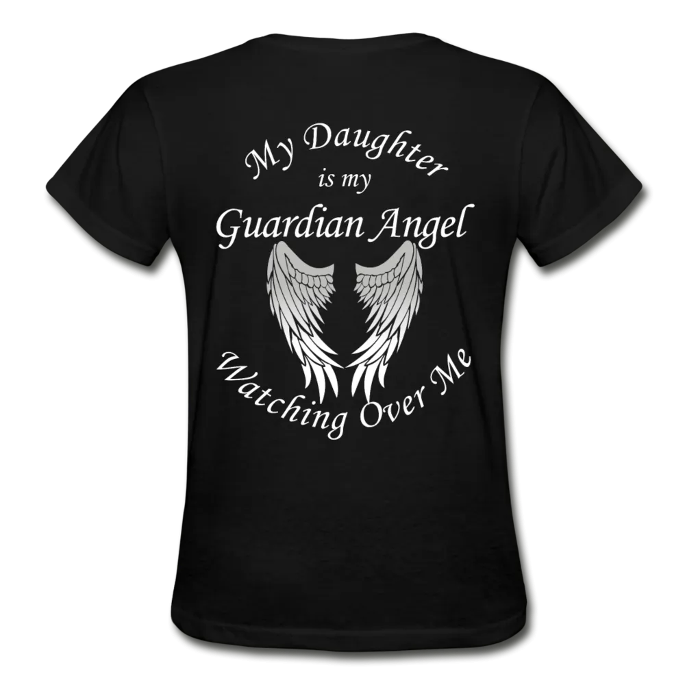Daughter Guardian Angel Gildan Ultra Cotton Ladies T-Shirt (CK1366)