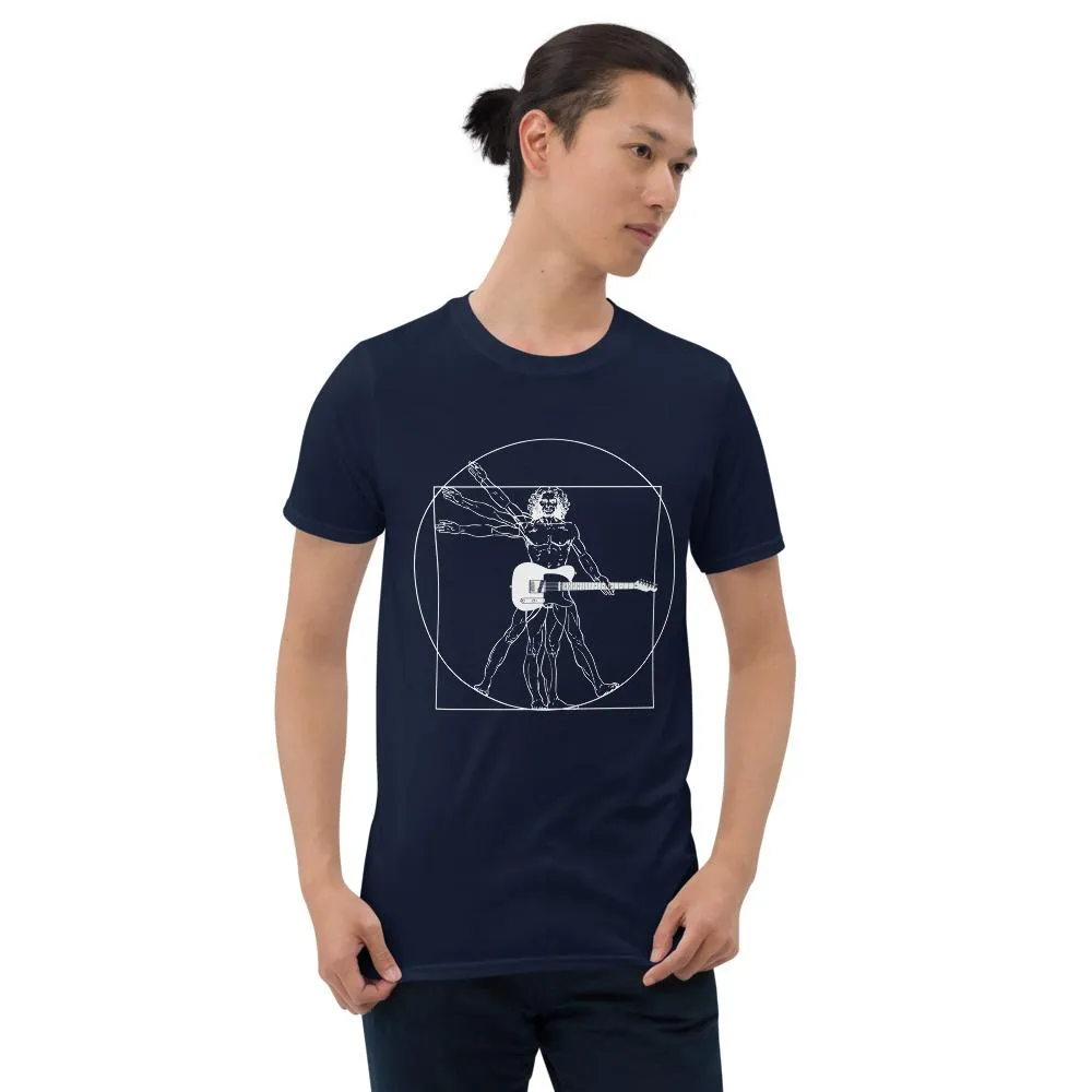 Davinci Man & T-Type Guitar T-Shirt