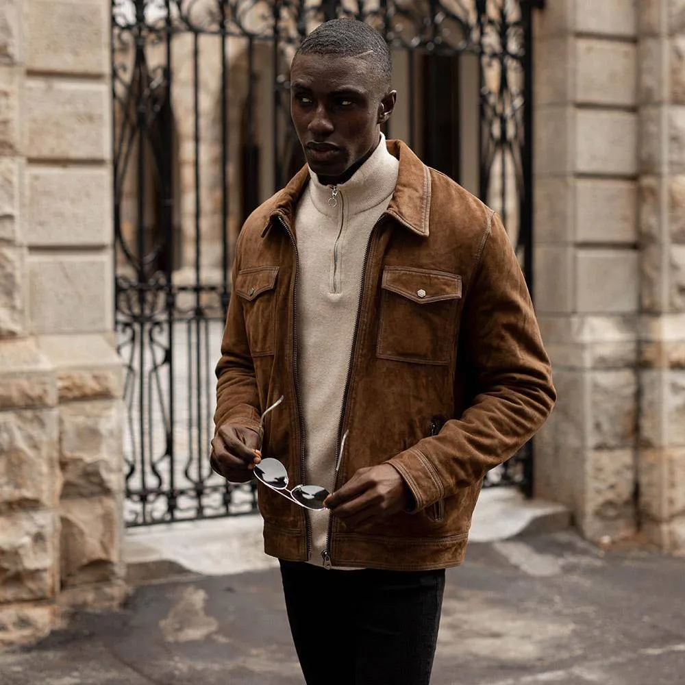 Dean Leather Jacket, Olive