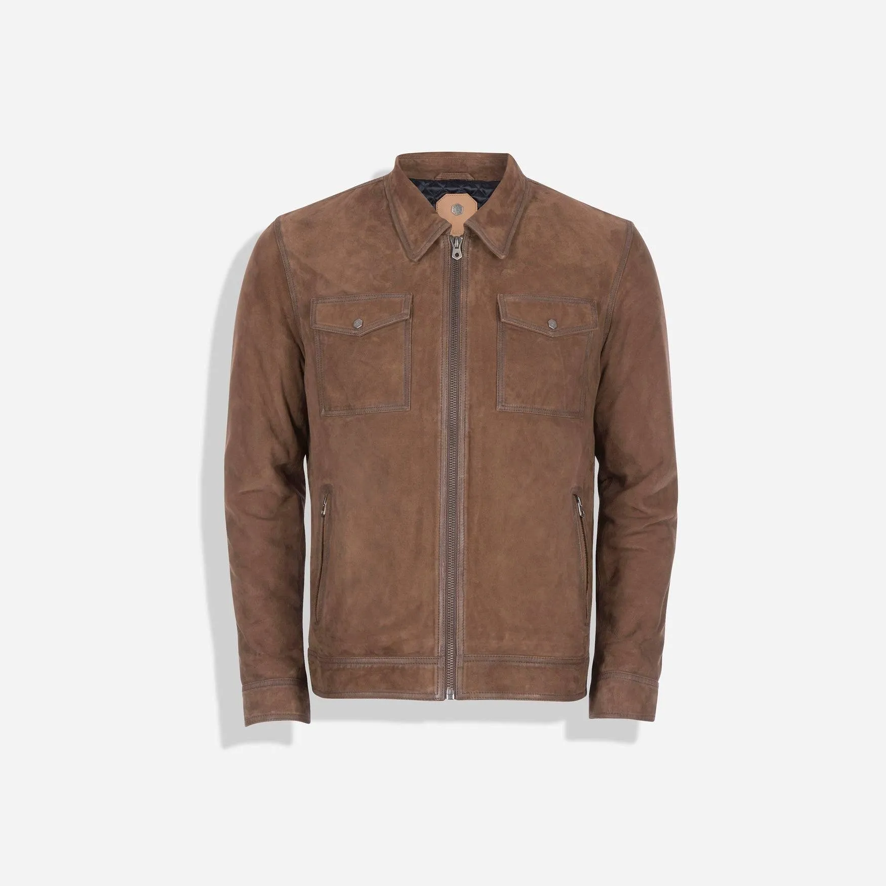 Dean Leather Jacket, Olive
