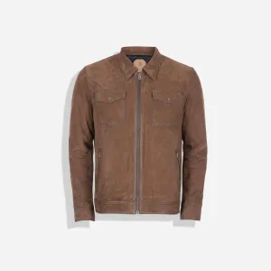 Dean Leather Jacket, Olive