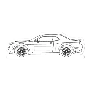 Dodge Challenger 3rd Gen R/T Outline Sticker