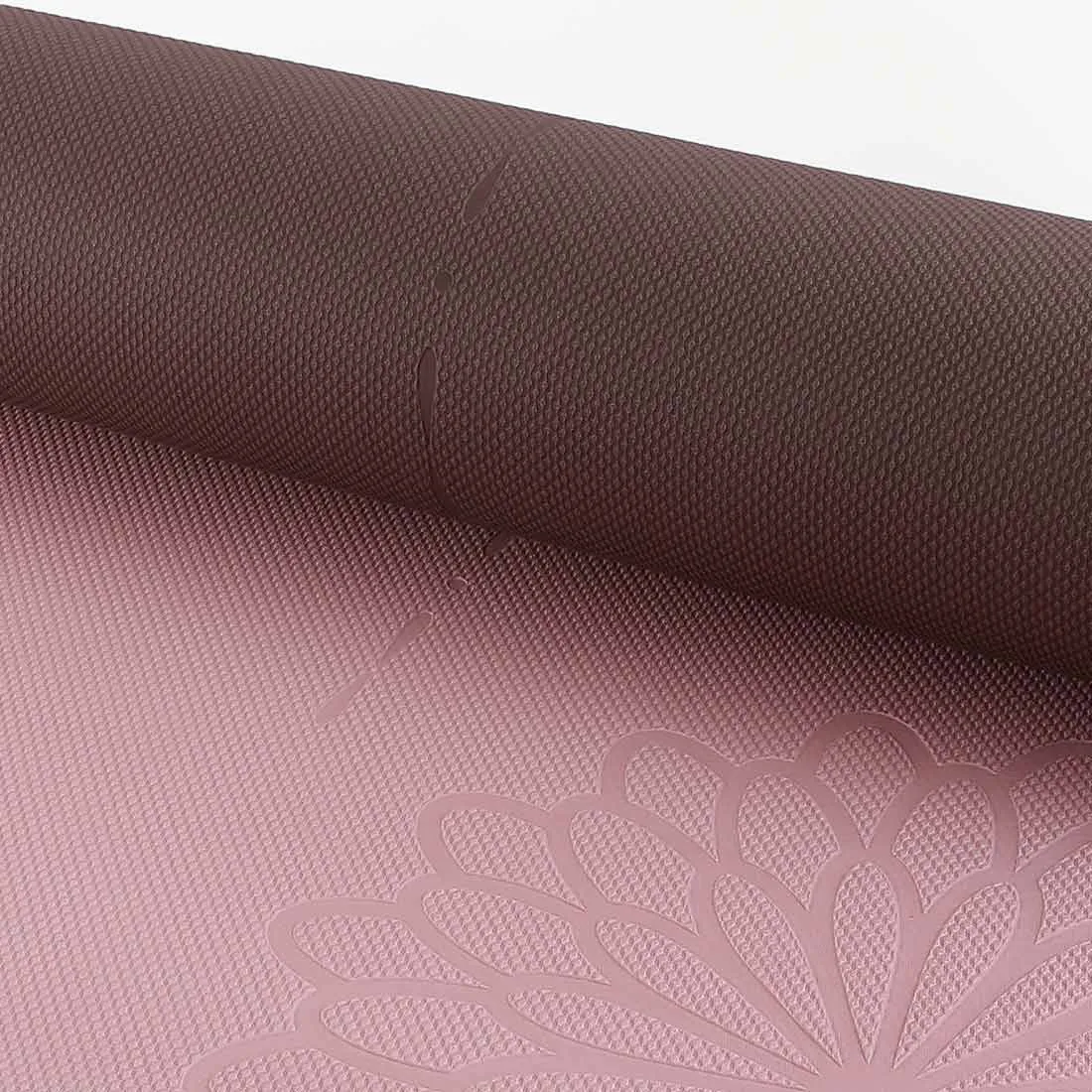 easyoga Premium Eco-care Yoga Mat Plus - R2 Pink/Brown