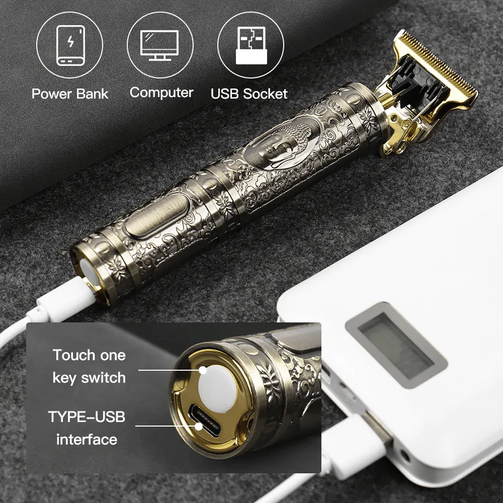 Electric Cordless Hair Cutter Professional Hair Trimmer