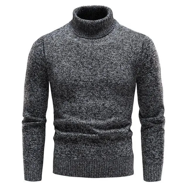Elegant men's turtleneck sweater for comfort