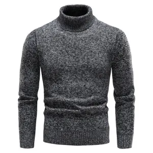 Elegant men's turtleneck sweater for comfort
