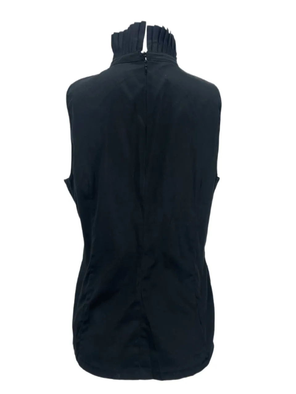 ELIZABETH MCKAY Women's Black Coctail Blouse #4030 10 NWT