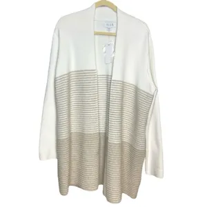 Elle long open cardigan size L