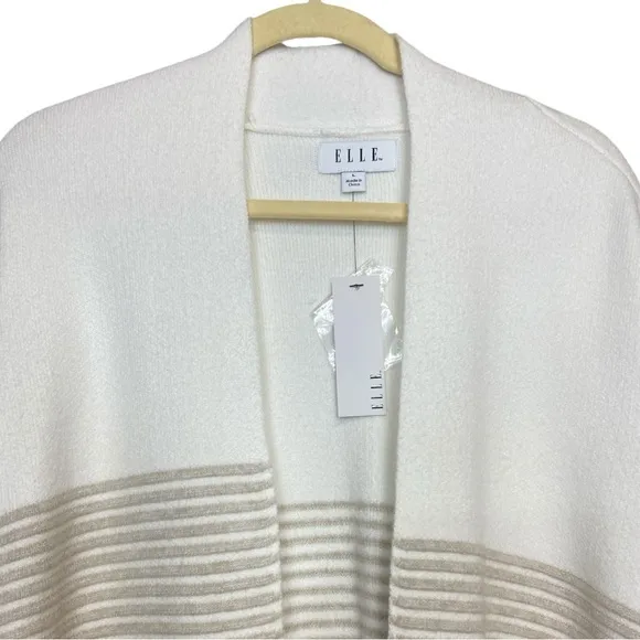 Elle long open cardigan size L