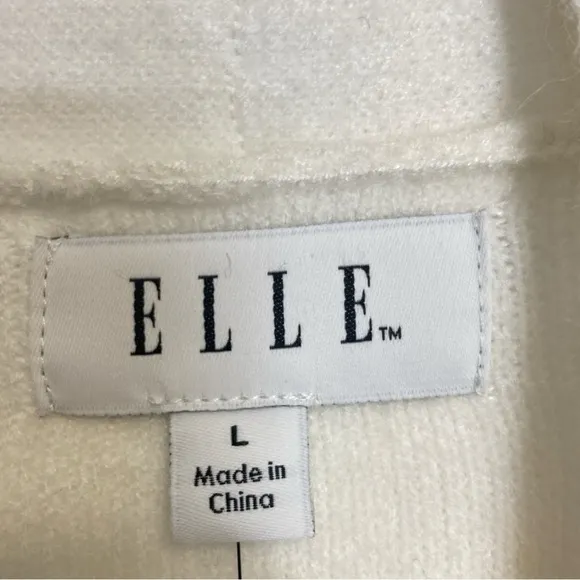 Elle long open cardigan size L