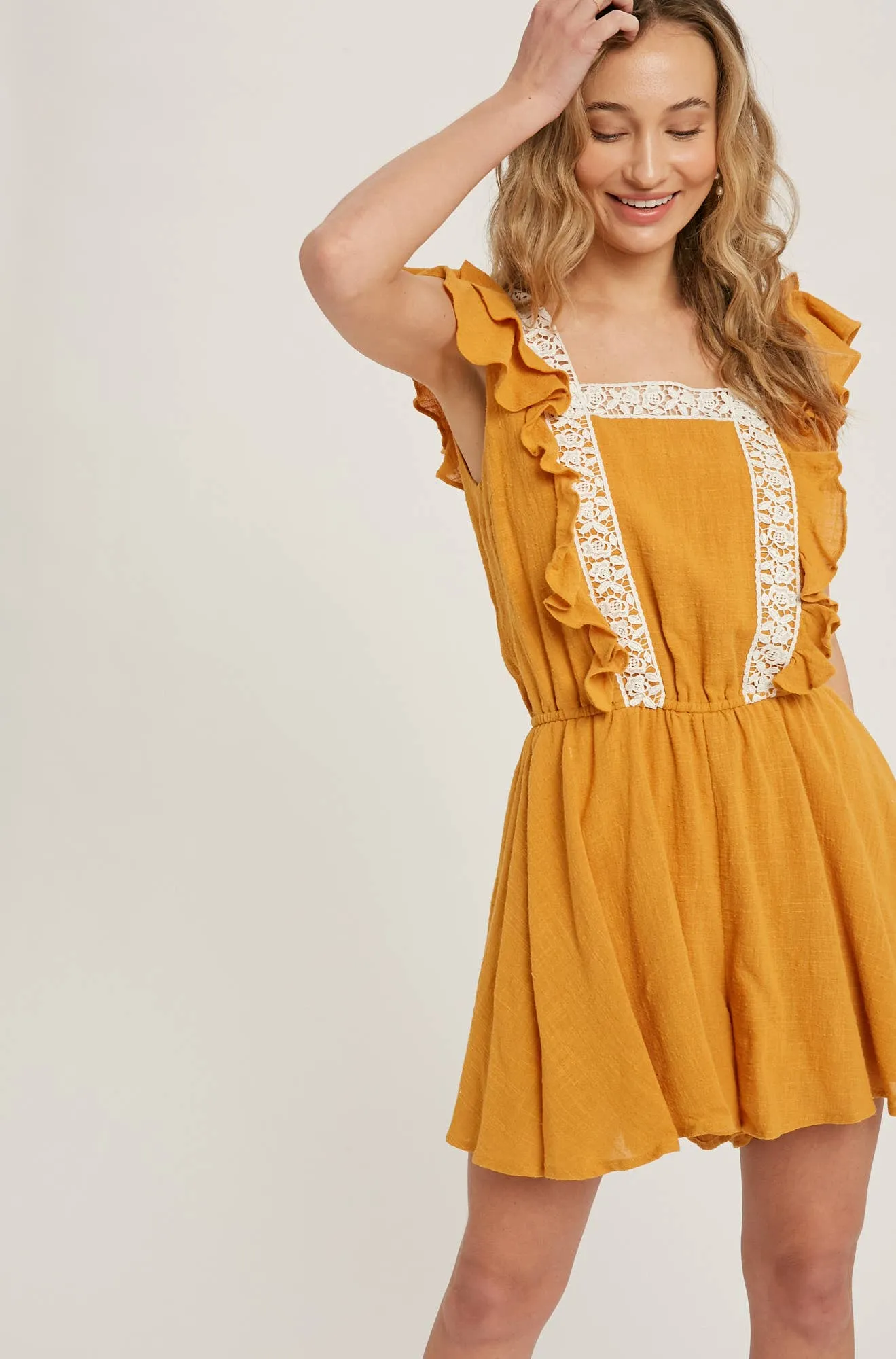 Eloise Lace Romper