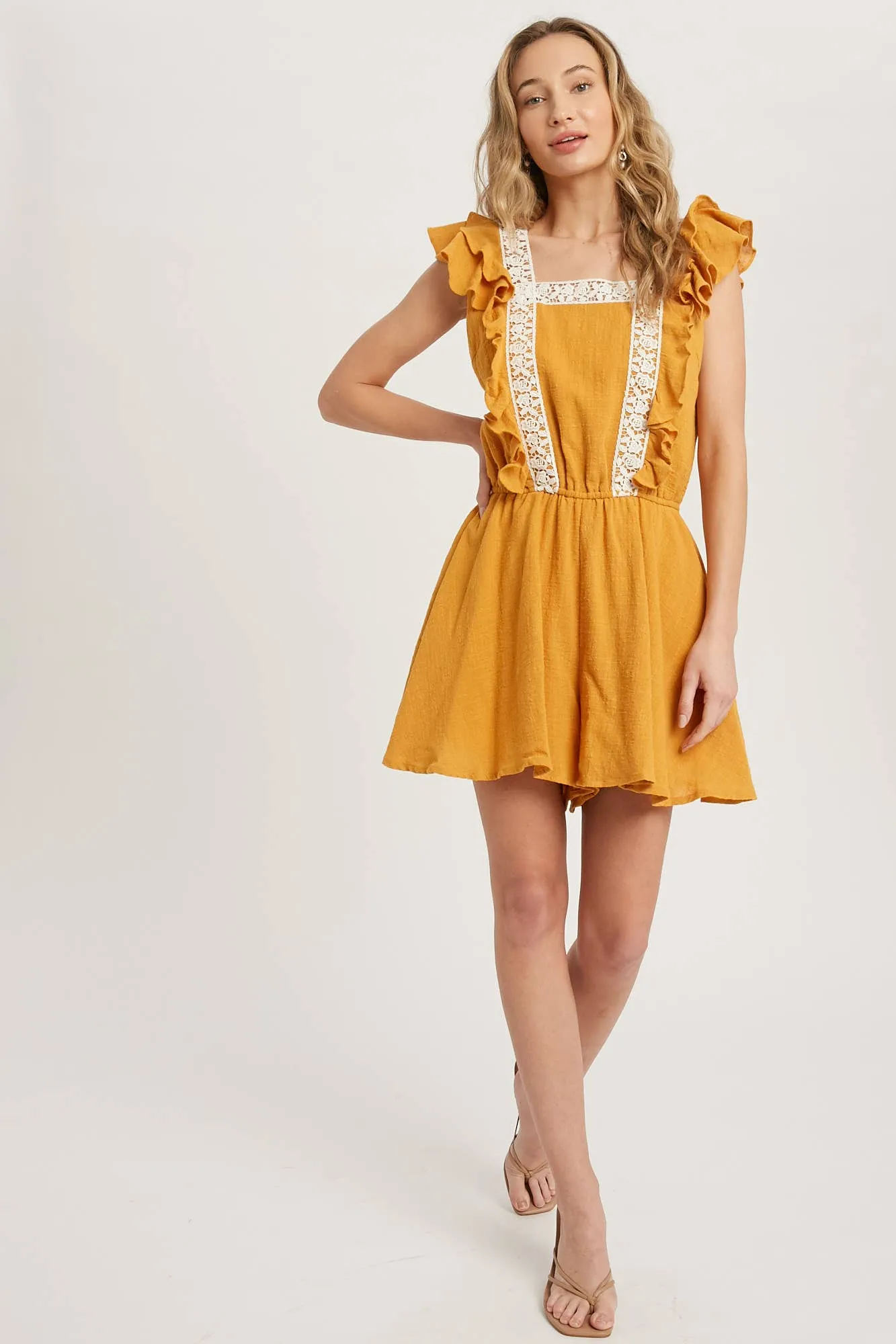 Eloise Lace Romper