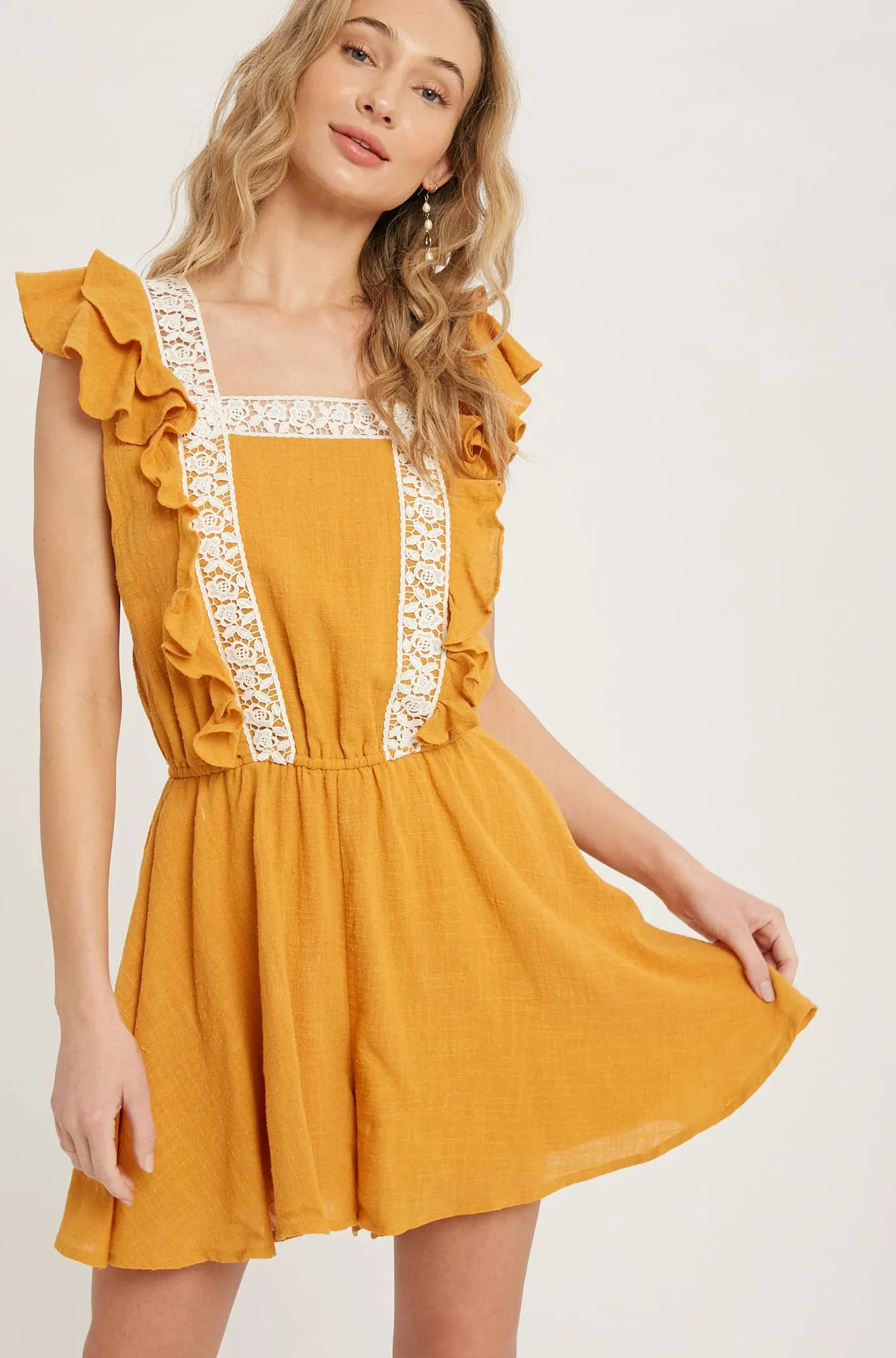 Eloise Lace Romper