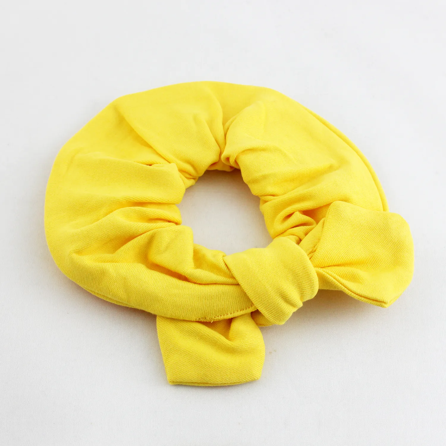 Endanzoo Organic Cotton Scrunchies for Mom - Yellow