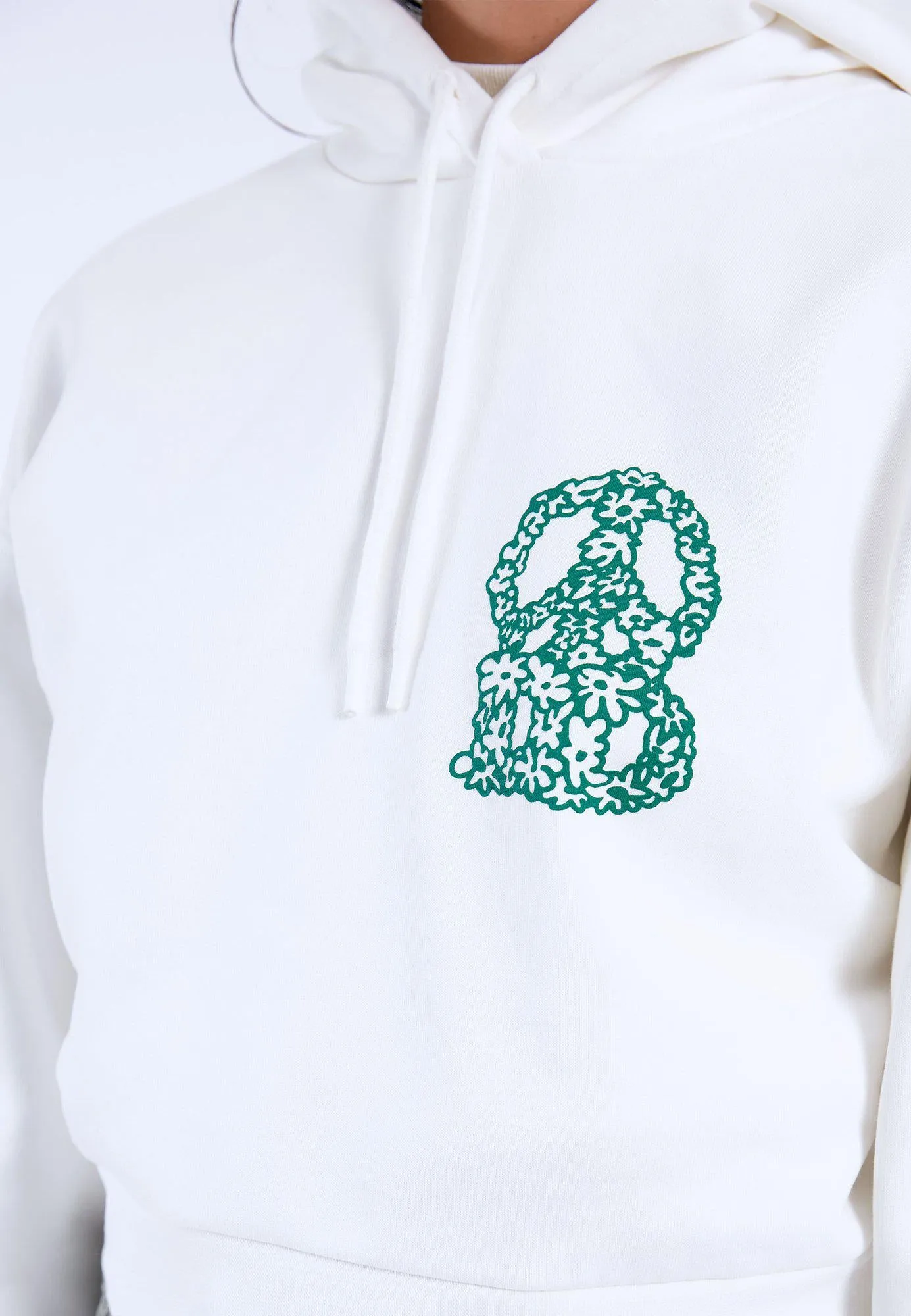 Ethel Hoodie - Off White Small DD Peace