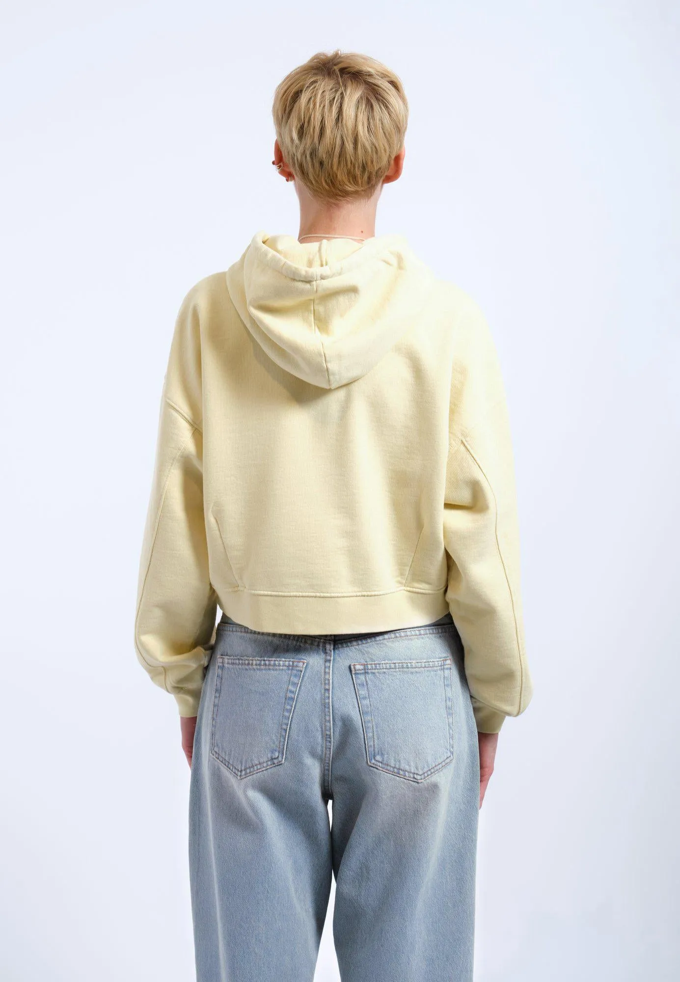 Ethel Hoodie - Washed Light Yellow