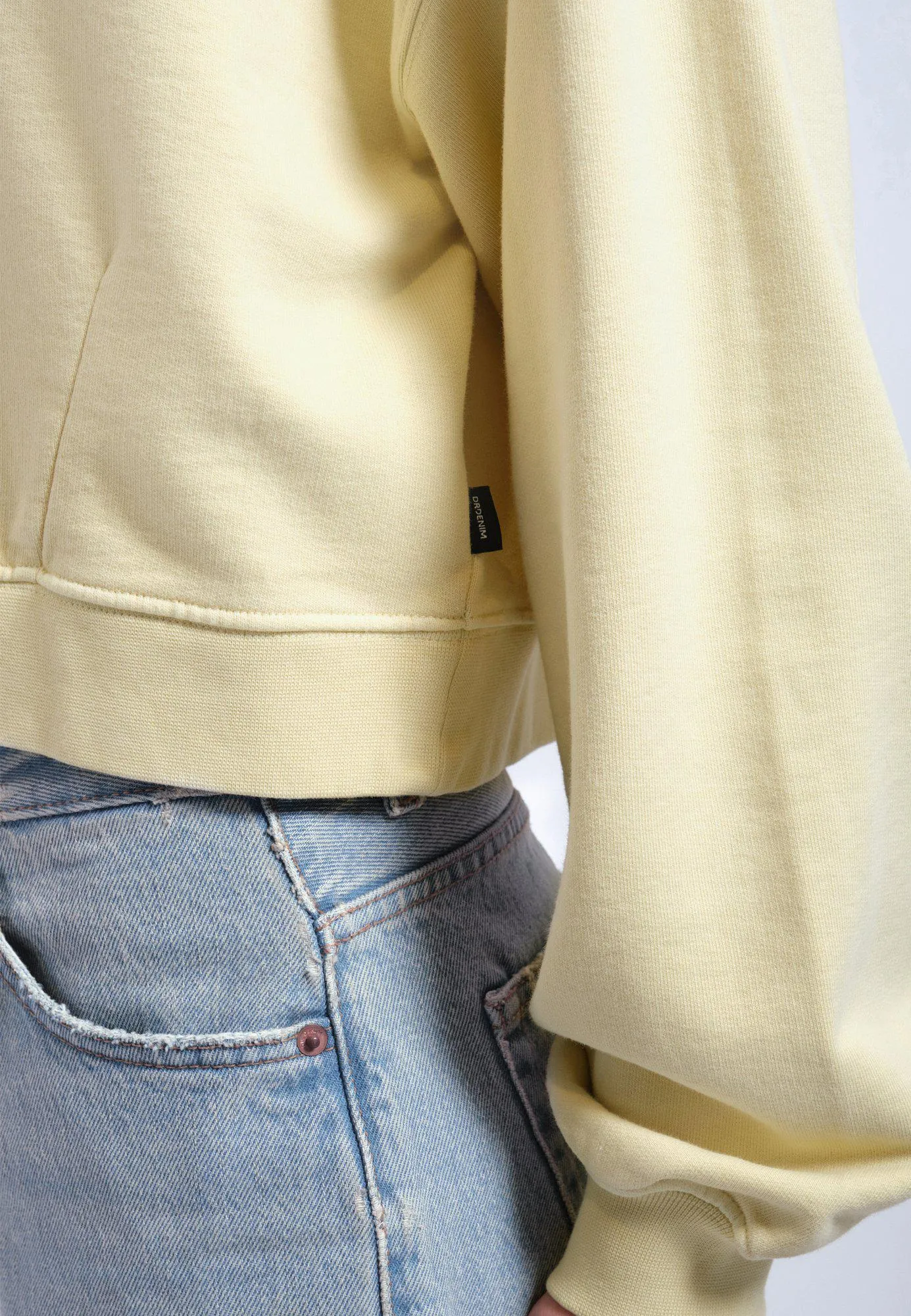 Ethel Hoodie - Washed Light Yellow