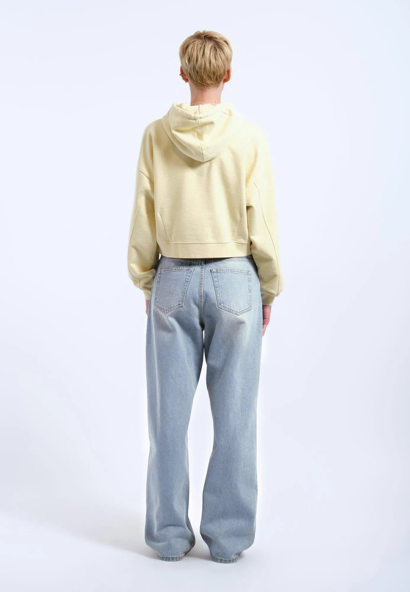 Ethel Hoodie - Washed Light Yellow