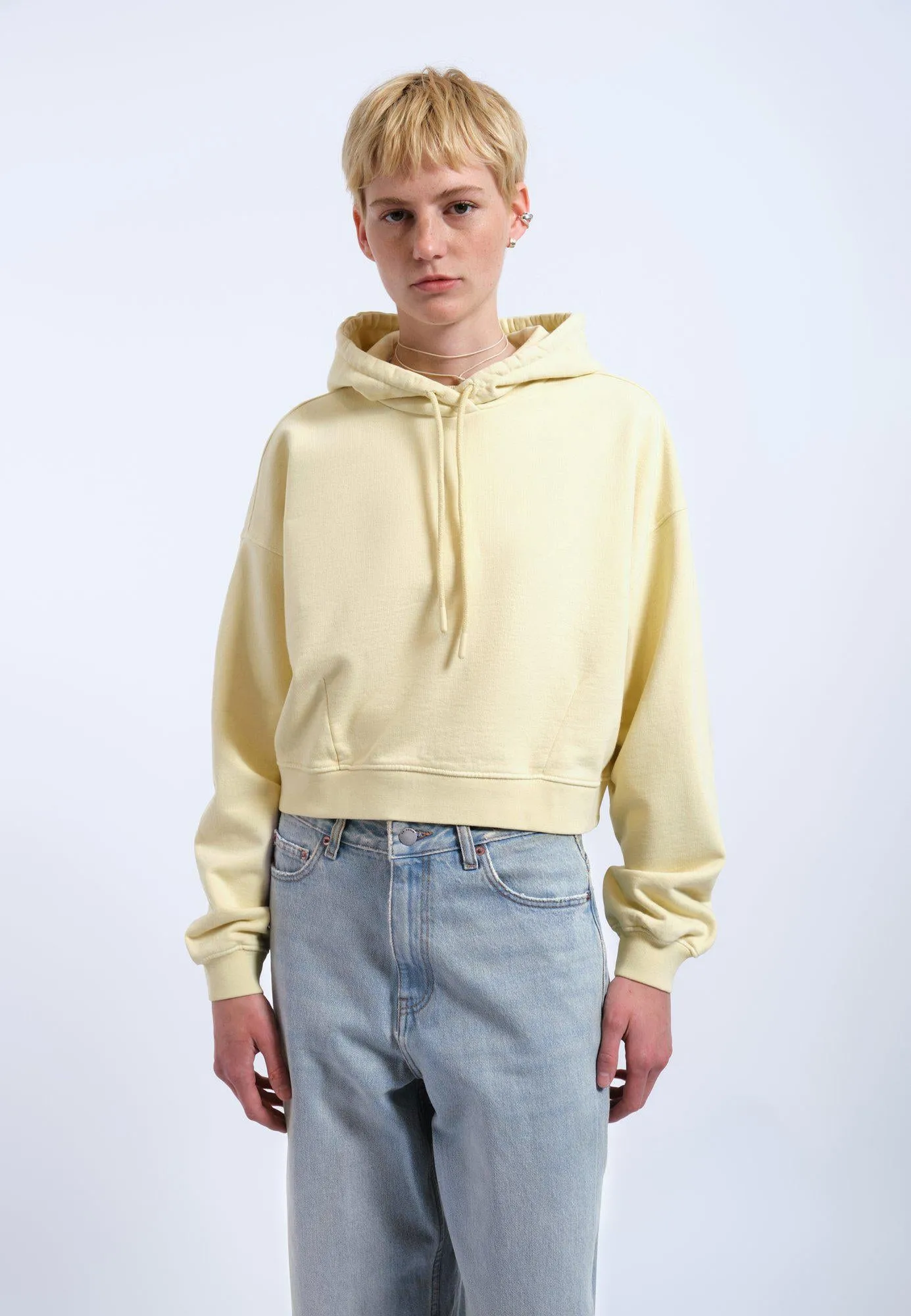 Ethel Hoodie - Washed Light Yellow