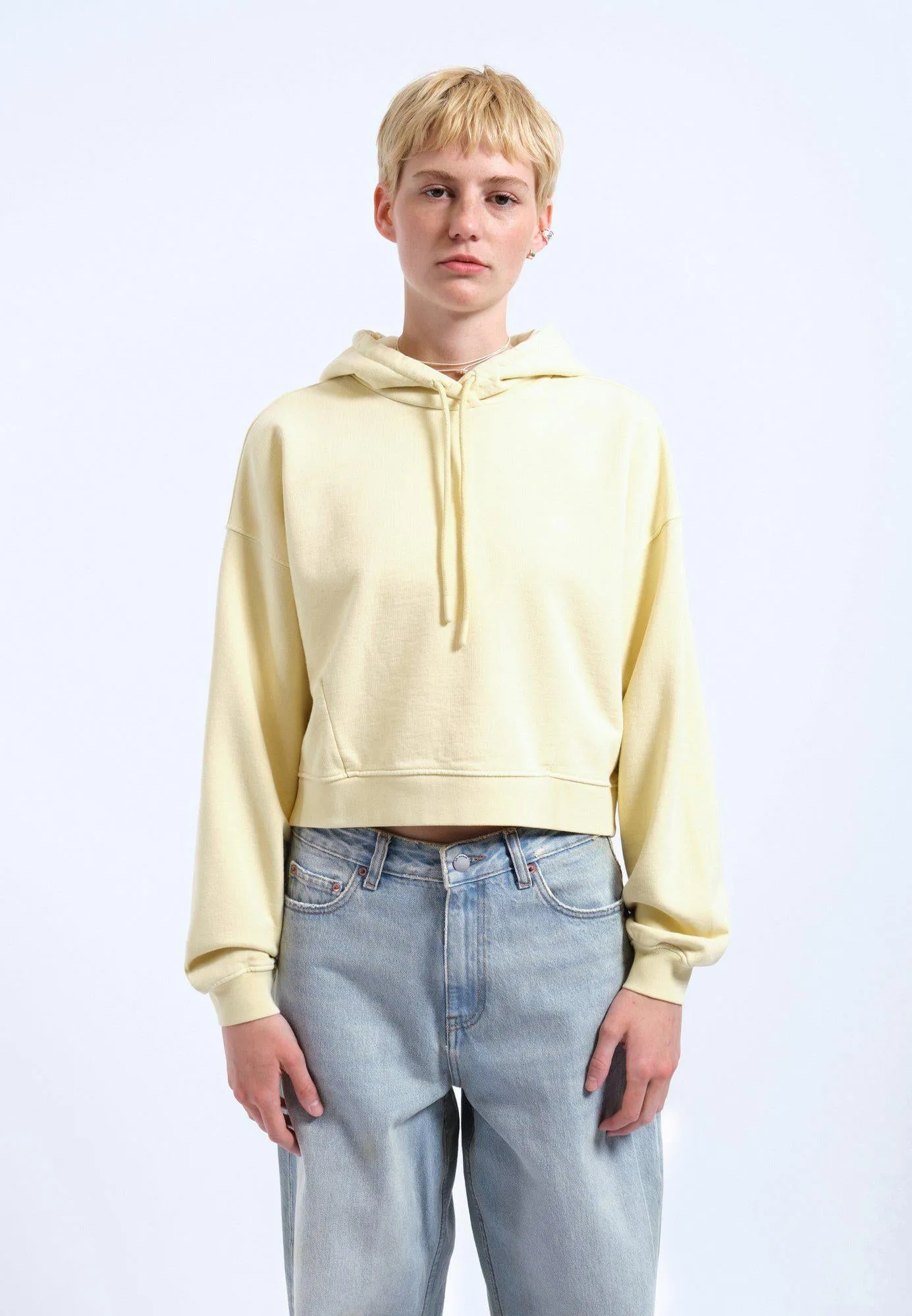 Ethel Hoodie - Washed Light Yellow