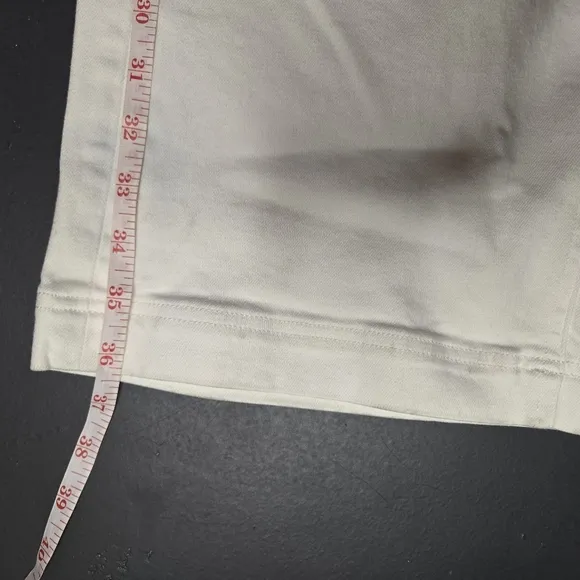 Everlane 4R Cropped Wide Leg Regular White Jeans