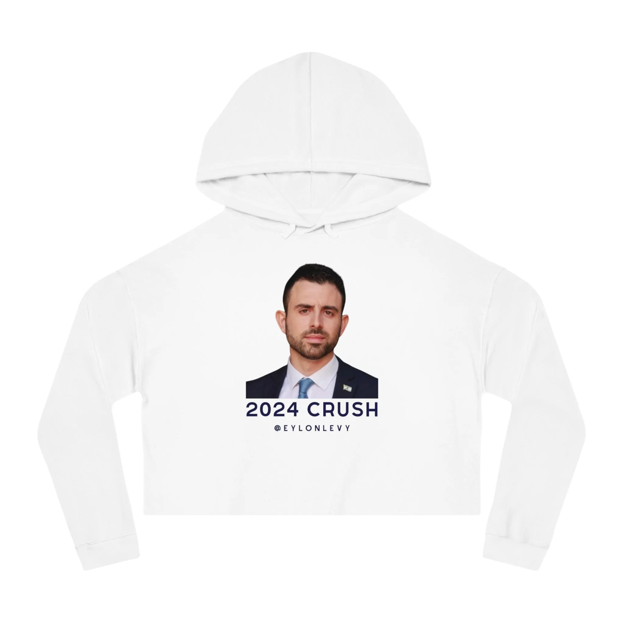 Eylon Levy 2024 Crush Women’s Cropped Hooded Sweatshirt