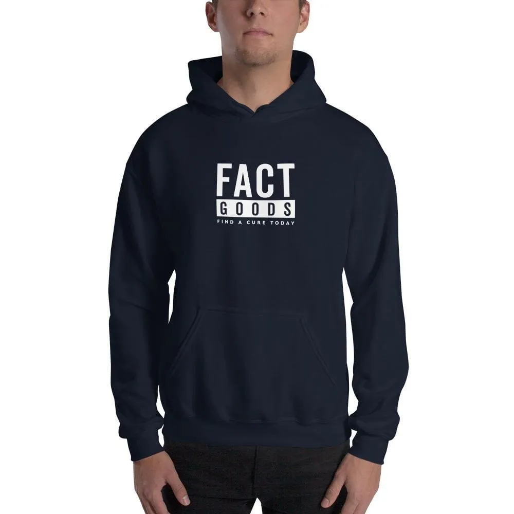 FACT goods Square Logo Pullover Hoodie Sweatshirt