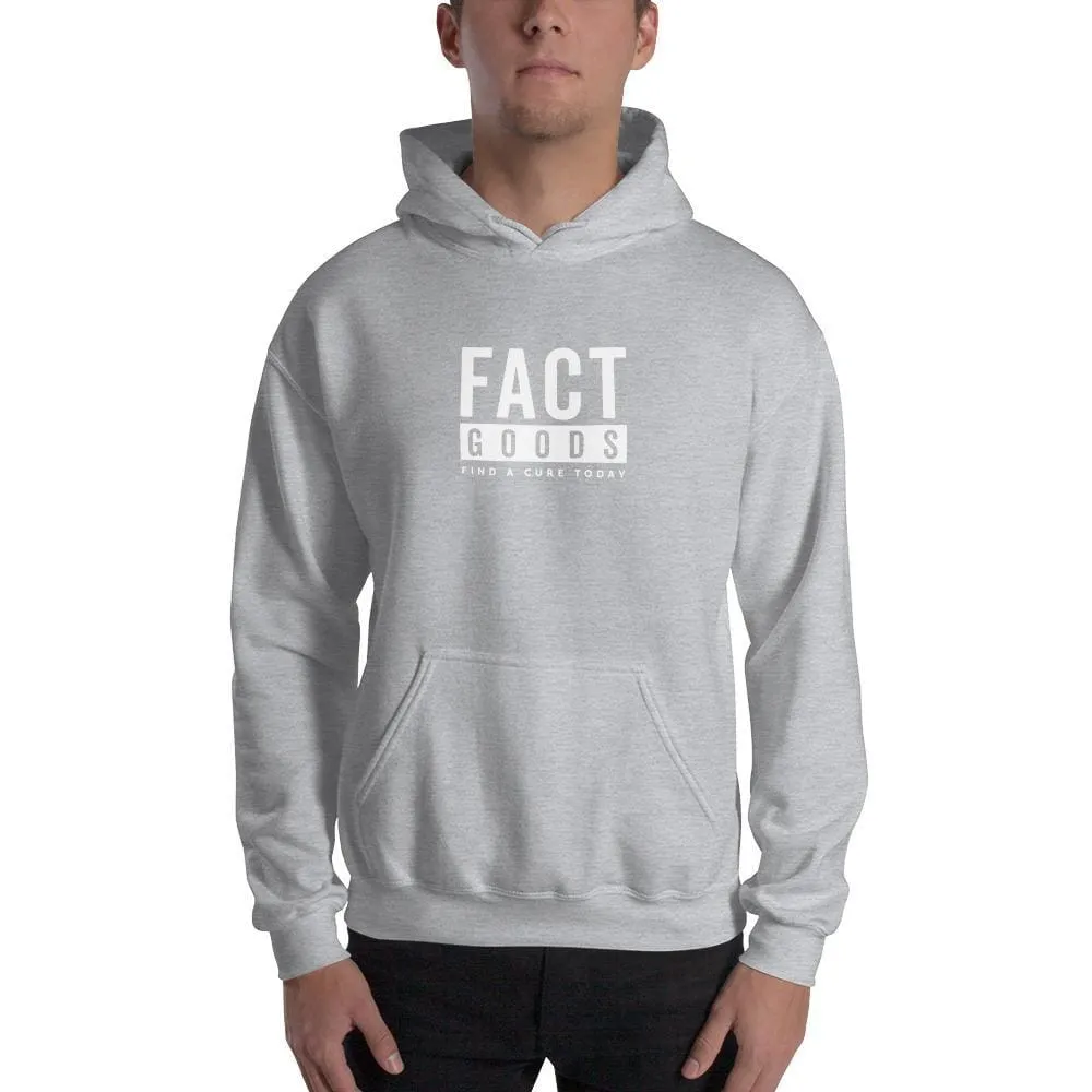 FACT goods Square Logo Pullover Hoodie Sweatshirt