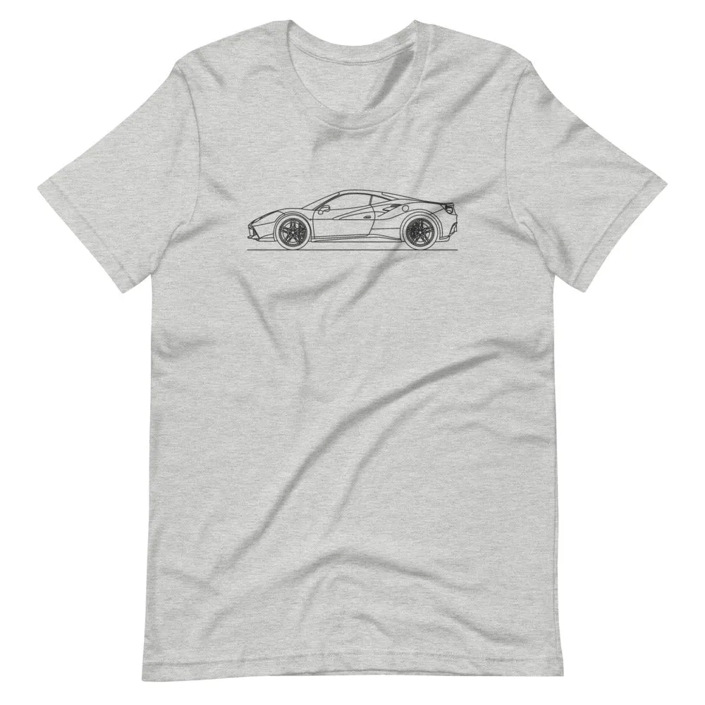 Ferrari 488 GTB silhouette T-shirt