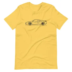 Ferrari 488 GTB silhouette T-shirt
